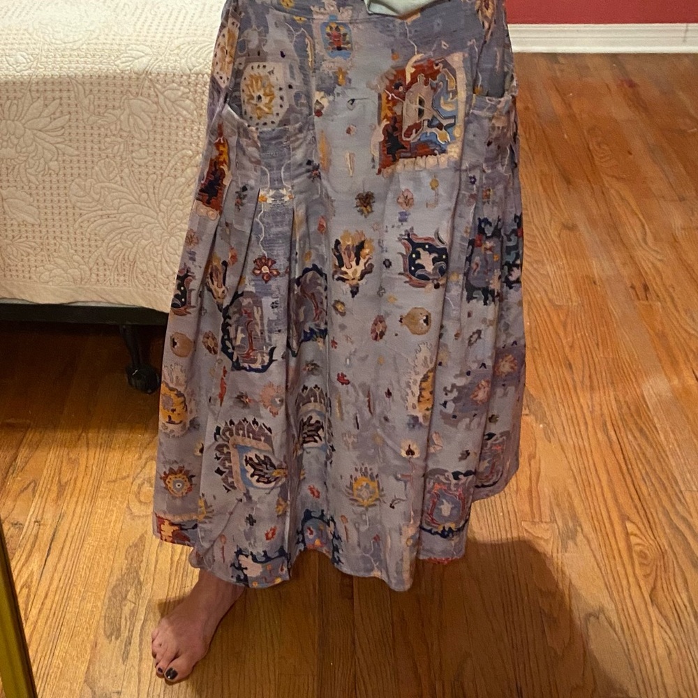 Adorable BOHO skirt. Fabulous colors. Elastic waist. Cotton blend. Size S. - Picture 10 of 10